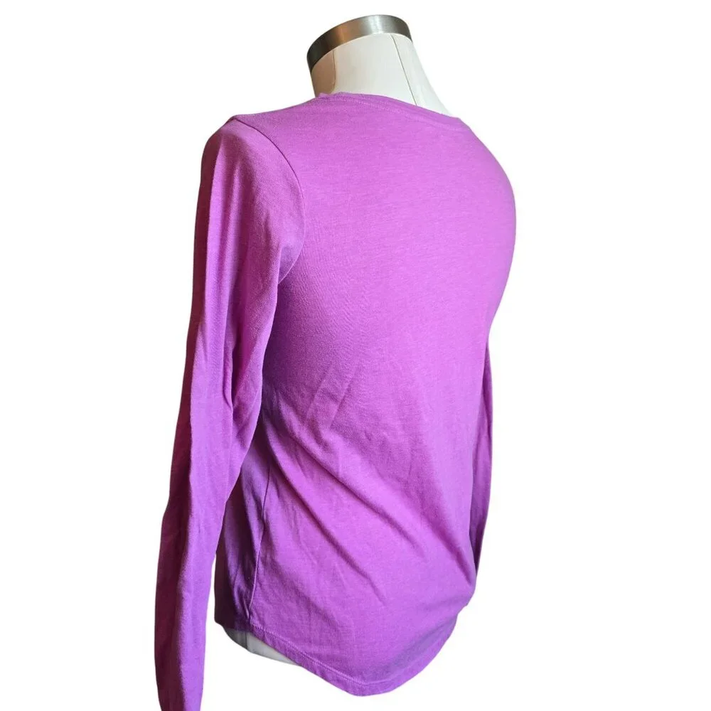 Old Navy Always Amazing Girls Long Sleeve T-Shirt XXL Purple Silver jj3753